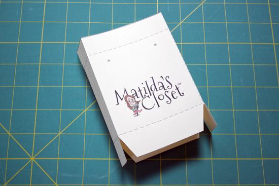 Free Tutorial: How to make a doll-sized paper shopping bag
