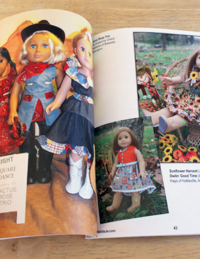 Matilda Jo Originals 2015 Yearbook - Pattern info, tutorials, photos and more for those who craft for 18-inch dolls