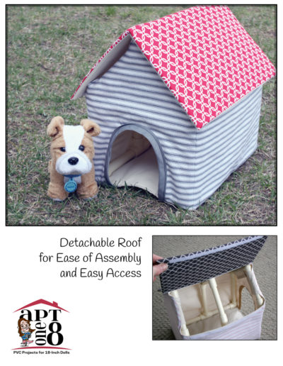 "Ruff" Life Doghouse pattern for 18-inch dolls such as American Girl™