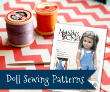 Sewing Patterns for 18-inch Dolls such as American Girl™