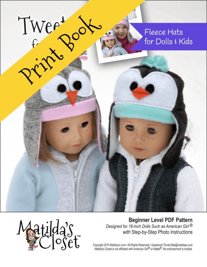 Tweets for Two Sewing Pattern for 18-inch dolls and Kids