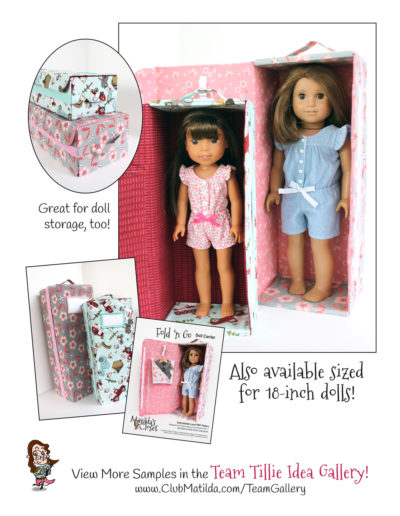 Fold 'n Go Doll Carrier sewing pattern for 14.50 inch dolls