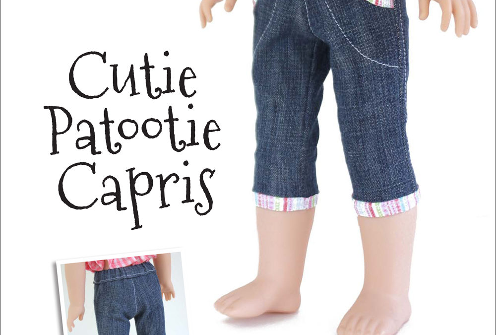 PATTERN: Cutie Patootie Capris to fit 14.5-inch dolls such as WellieWishers™ (PDF)