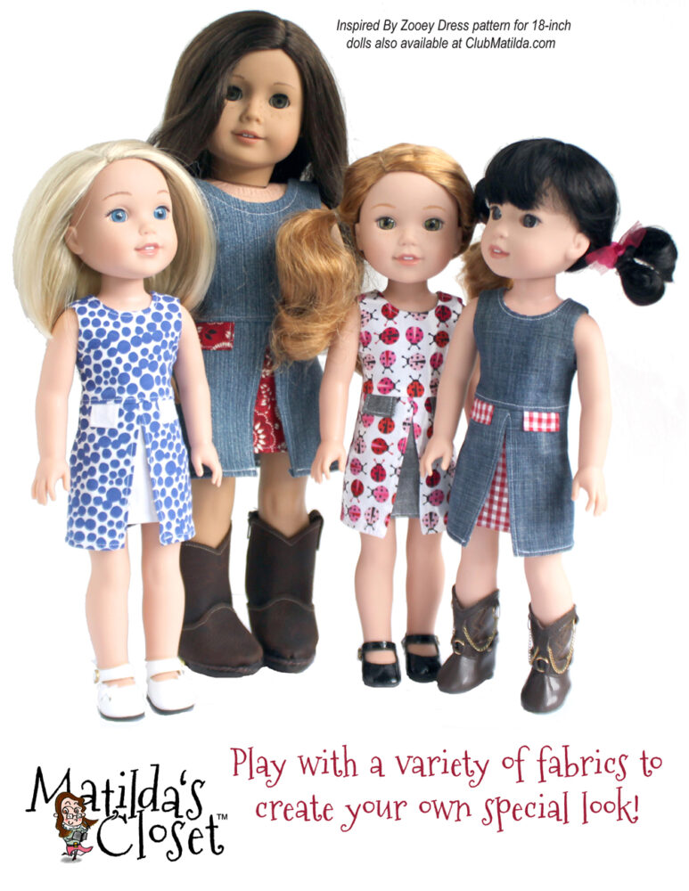 Play and Dress Clothes Patterns for 18 Doll Clothes 