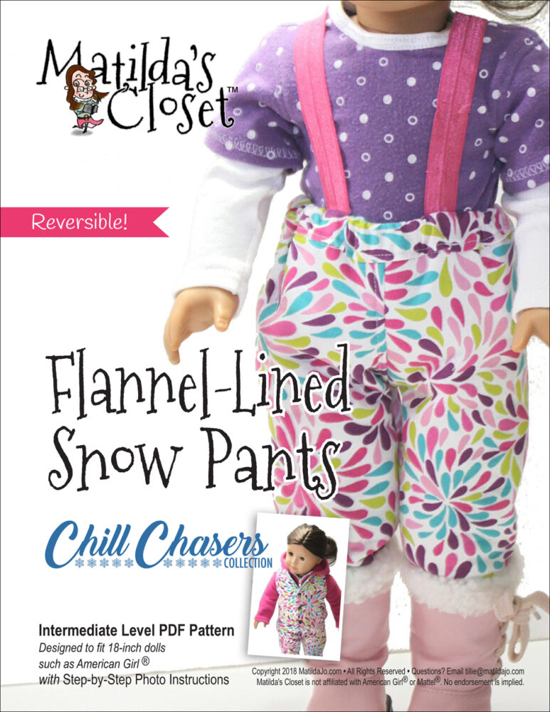 PATTERN: Chill Chasers Collection: Snow Pants (PDF Download