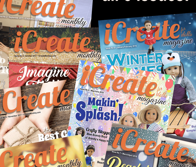 Magazine Back Issues: iCreate for Dolls Magazine Set (PDF)