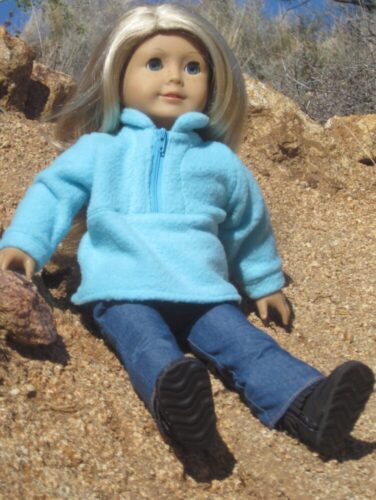 PATTERN: Half-Zip Pullover for 18-inch dolls photo review